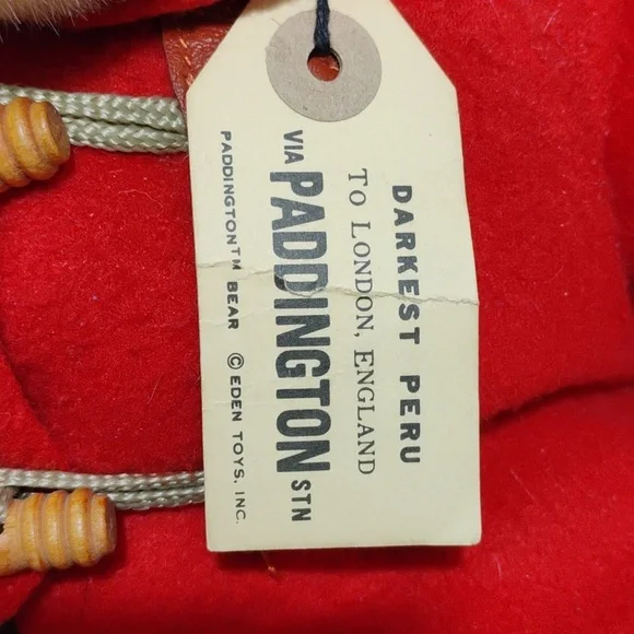 NWT Paddington Bear Eden Gift Vintage Bear - Picture 6 of 11